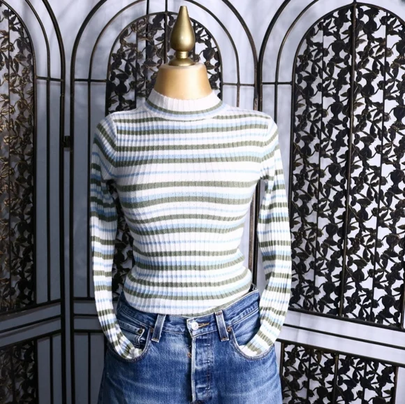 RSQ Striped Knit Sweater XS - Picture 1 of 8